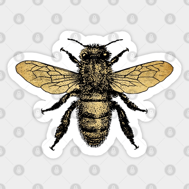 Bee Sticker by Midcenturydave